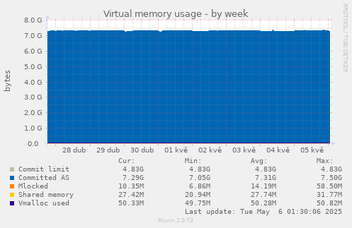 Virtual memory usage